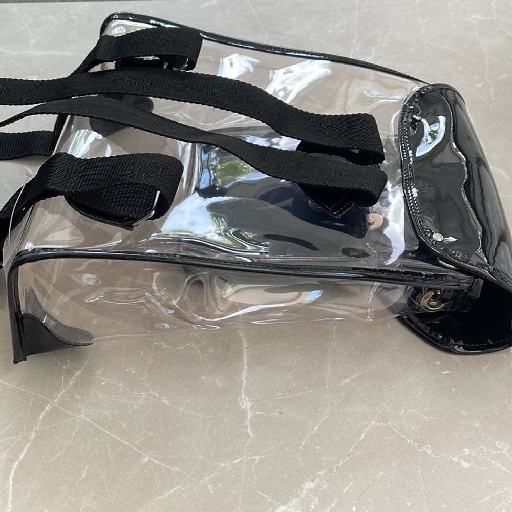 RARE VINTAGE 1990’s Young Versace Transparent Backpack - Picture 15 of 17